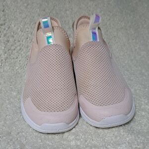 Pink Slip-On Sneakers with Breathable Mesh